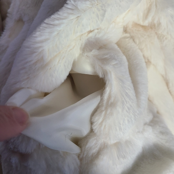 Rothschild Faux Fur Dress‎ Coat Size S 4 - Picture 5 of 13